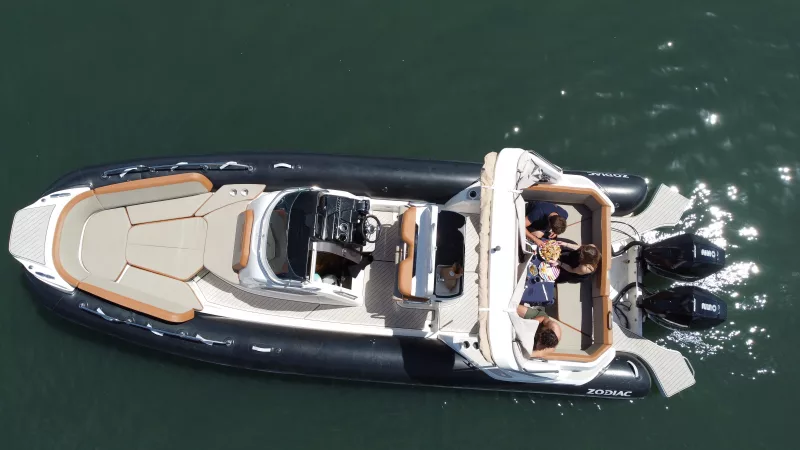 Zodiac Medline 9, gestion location arcachon, location de bateaux Arcachon