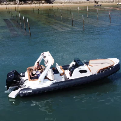 Zodiac Medline 9, gestion location arcachon, location de bateaux Arcachon